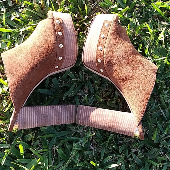 MICHAEL KORS PEEP TOE CLOGS 6M - Picture 5 of 16